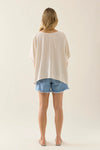 Ingrid Relaxed Top - Canvas - ISLE OF MINE Top NZ LUMA