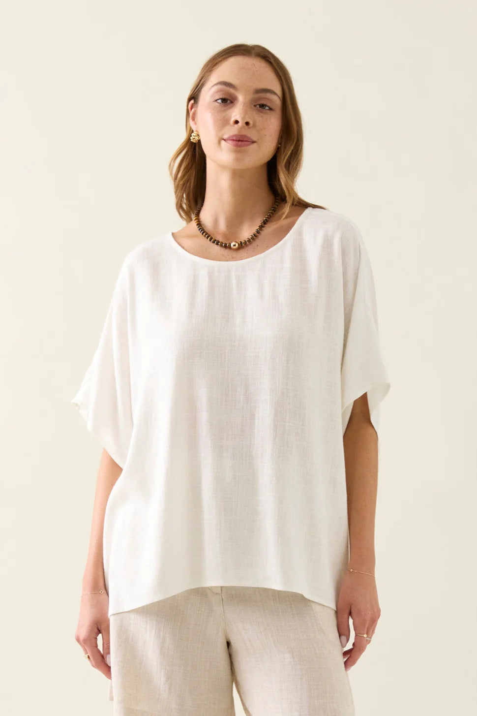 Ingrid Relaxed Top - Lotus - ISLE OF MINE Top NZ LUMA