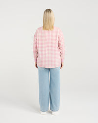 Isla Top - Pink Gridlock - SEDUCE Top NZ LUMA