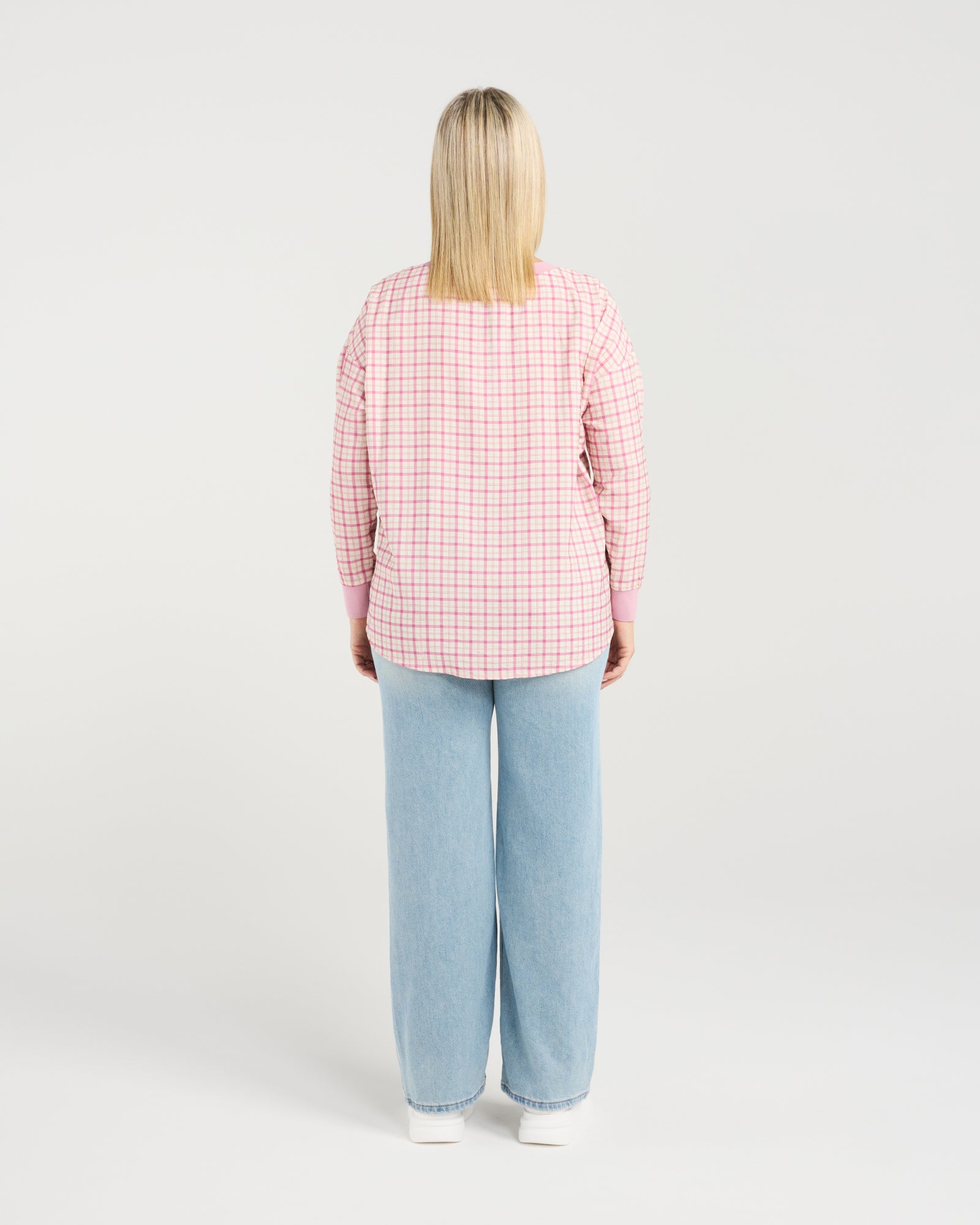 Isla Top - Pink Gridlock - SEDUCE Top NZ LUMA