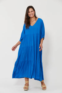 Isola Tiered Maxi Dress - Baia - HAVEN Dress NZ LUMA