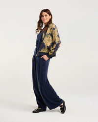 Ivanka Stain Print Bomber - BLACKSTONE Jacket NZ LUMA