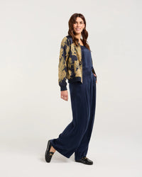 Ivanka Stain Print Bomber - BLACKSTONE Jacket NZ LUMA