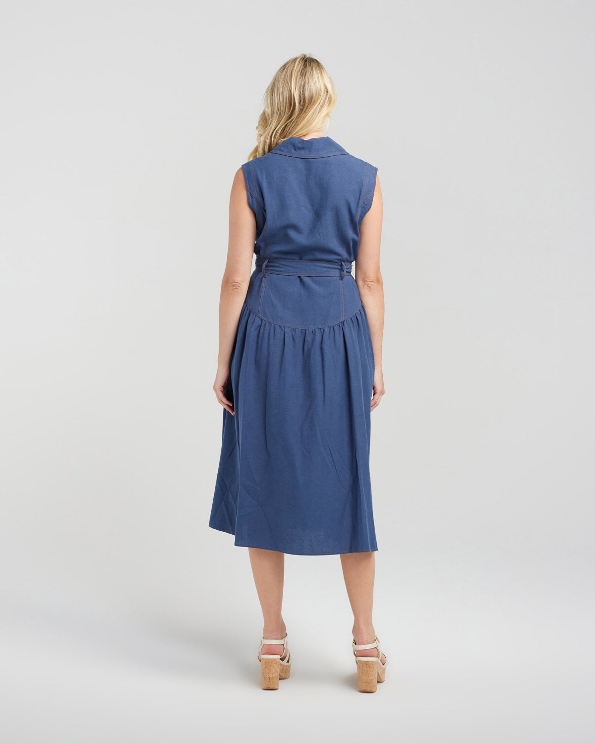 Ivy Dress - Deep Blue - ZAFINA Dress NZ LUMA