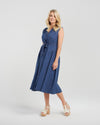 Ivy Dress - Deep Blue - ZAFINA Dress NZ LUMA