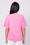 Izzie Flower T-Shirt - Pink - CHARLO Top NZ LUMA