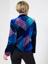 JOE BROWNS - Perfectly Patchwork Boutique Velvet Jacket Coat NZ LUMA