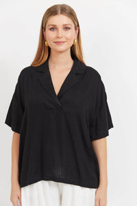 Jardin Collared Top - HAVEN TOPS NZ LUMA
