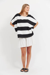 Jardin Stripe T ShIrt - HAVEN TOPS NZ LUMA