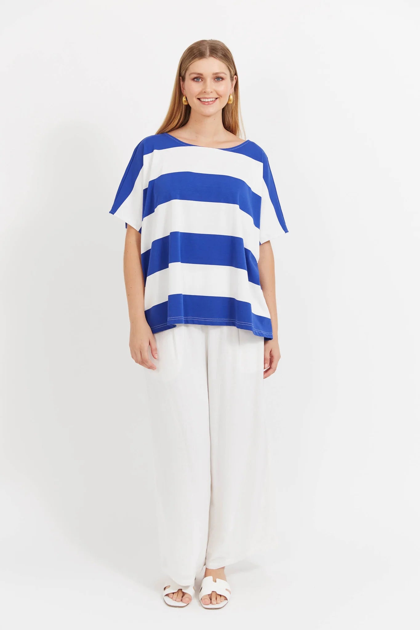 Jardin Stripe T ShIrt - HAVEN TOPS NZ LUMA