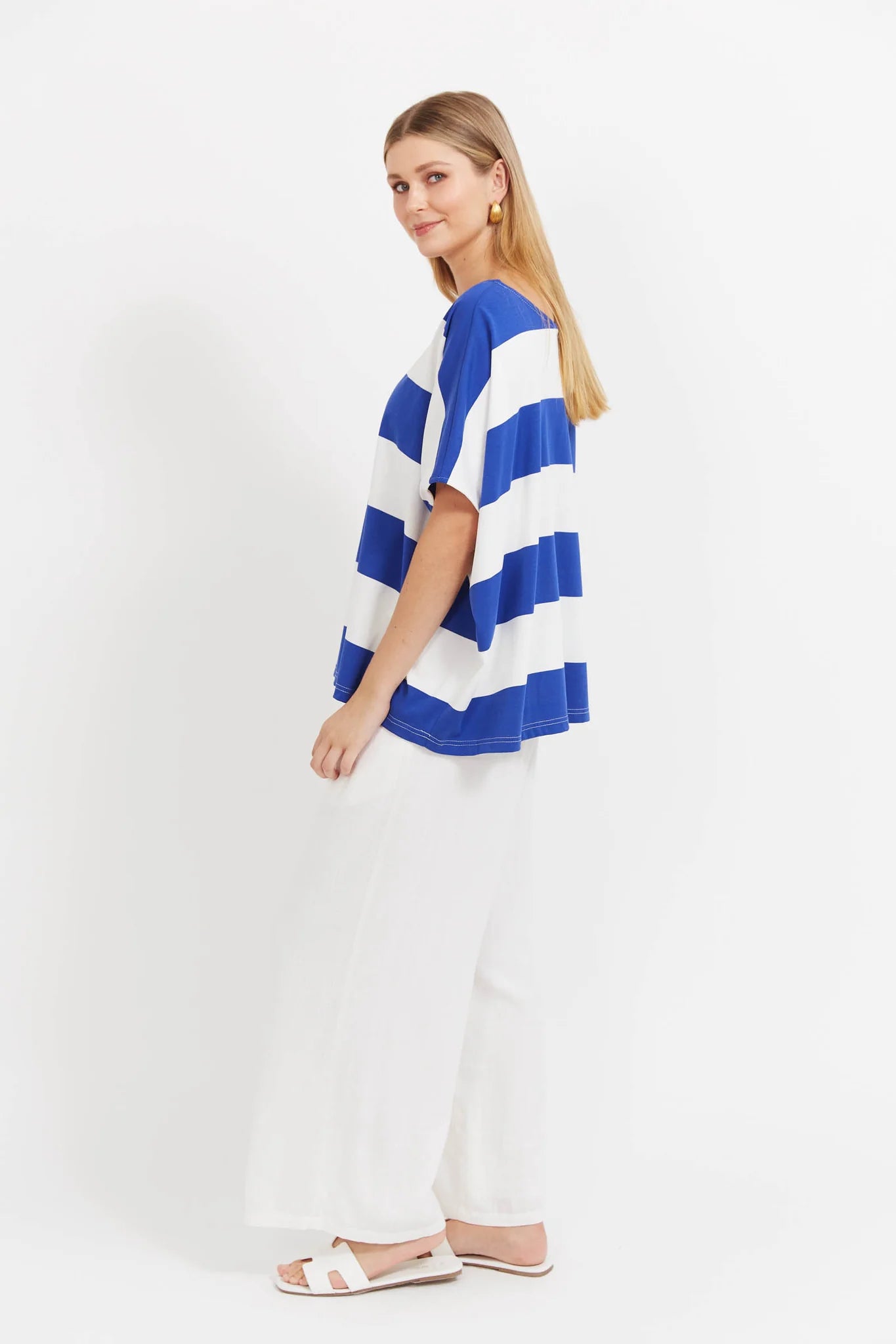 Jardin Stripe T ShIrt - HAVEN TOPS NZ LUMA