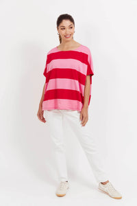 Jardin Stripe T ShIrt - HAVEN TOPS NZ LUMA