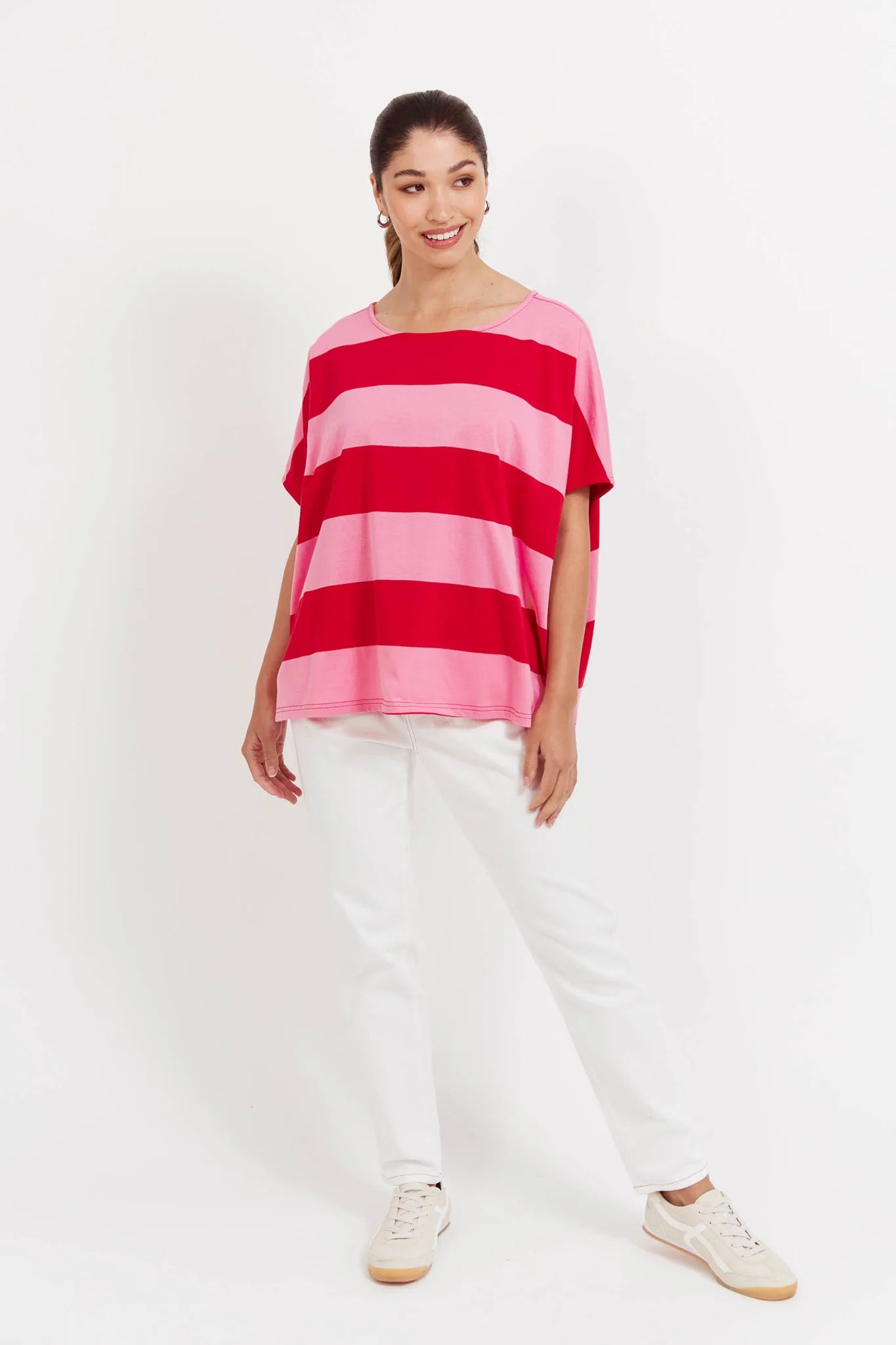 Jardin Stripe T ShIrt - HAVEN TOPS NZ LUMA