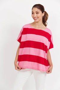 Jardin Stripe T ShIrt - HAVEN TOPS NZ LUMA