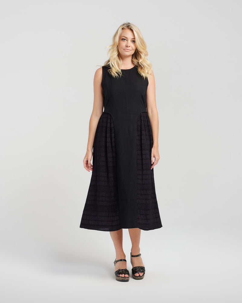 Jenny Dress - Black - ZAFINA Dress NZ LUMA