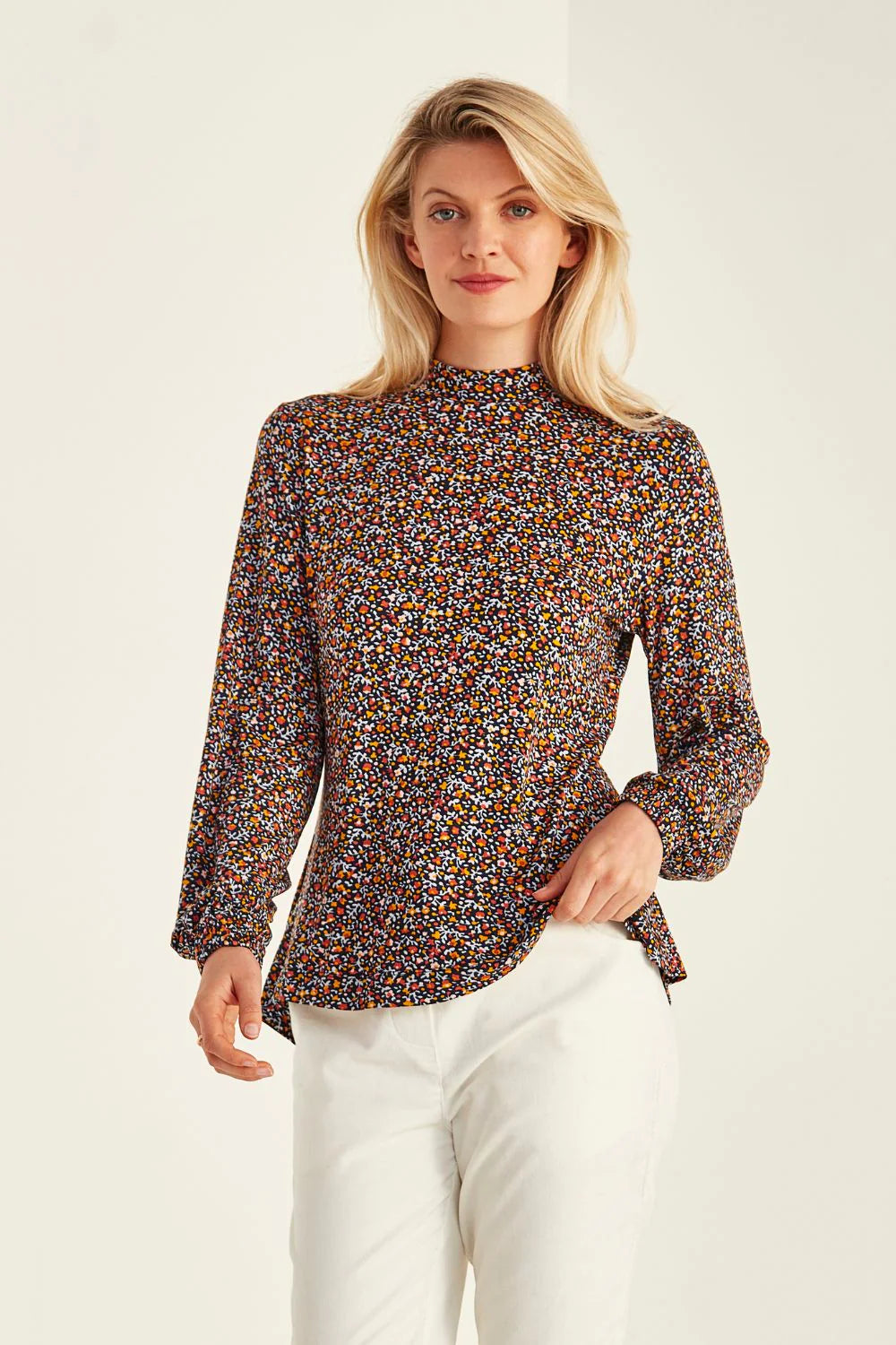 Jo Top - Ditsy Floral - LEMON TREE