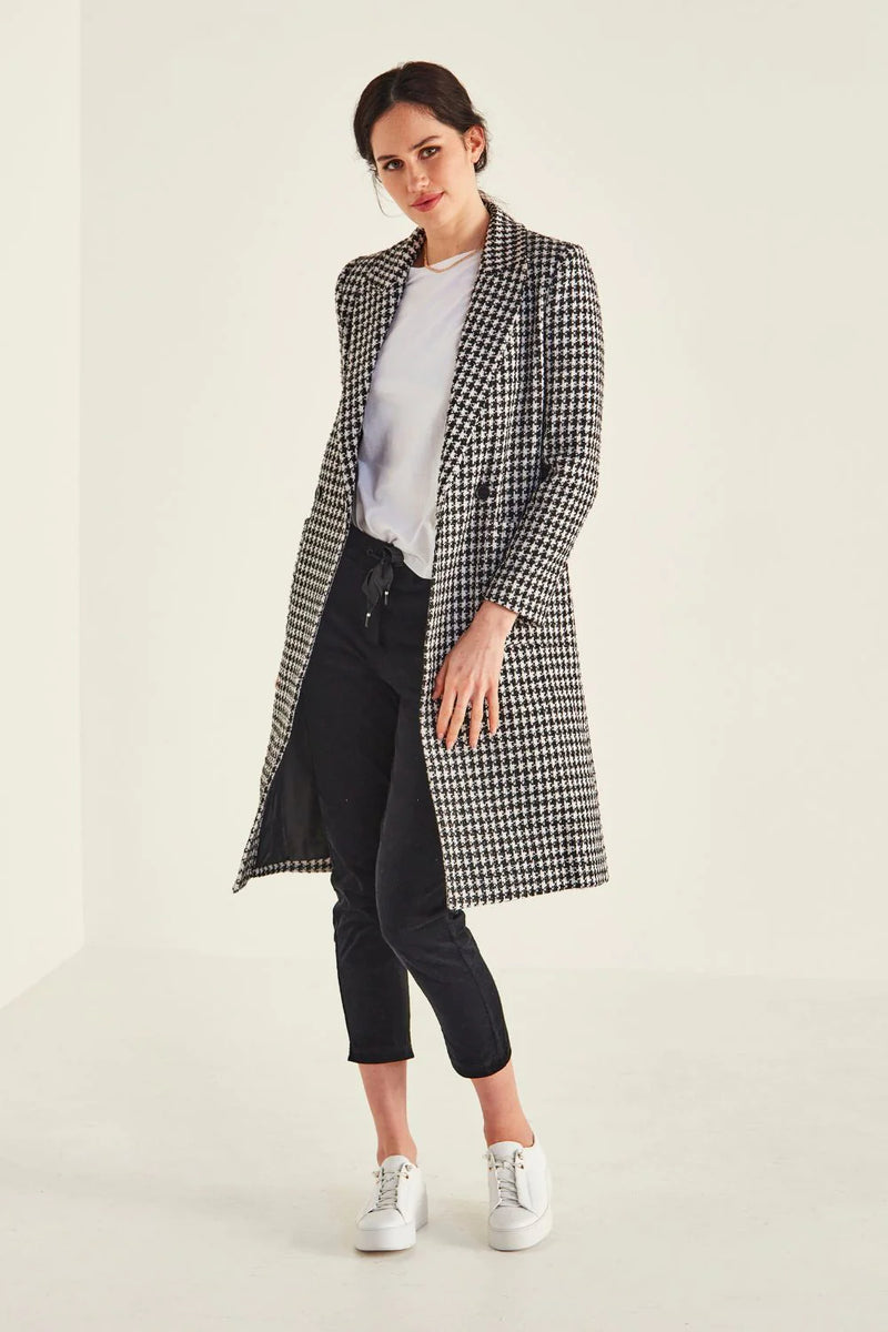 Jude Coat - Houndstooth - LEMON TREE Jacket NZ LUMA