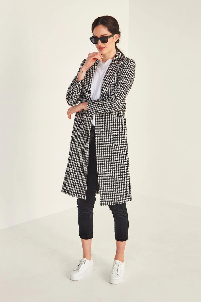 Jude Coat - Houndstooth - LEMON TREE Jacket NZ LUMA