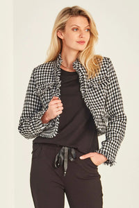 Judith Jacket - Houndstooth - LEMON TREE