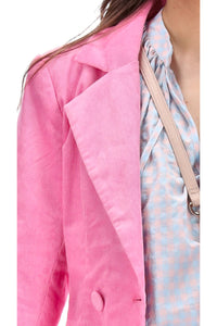 Juliana Cord Blazer - Pink Cotton - CHARLO Jacket NZ LUMA