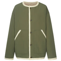 Juniper Reversible Jacket - Olive/Cream - MOKE Jacket NZ LUMA