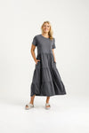 Kendall Dress - Graphite - HOME LEE Dress NZ LUMA