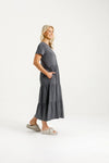 Kendall Dress - Graphite - HOME LEE Dress NZ LUMA