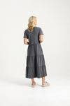 Kendall Dress - Graphite - HOME LEE Dress NZ LUMA