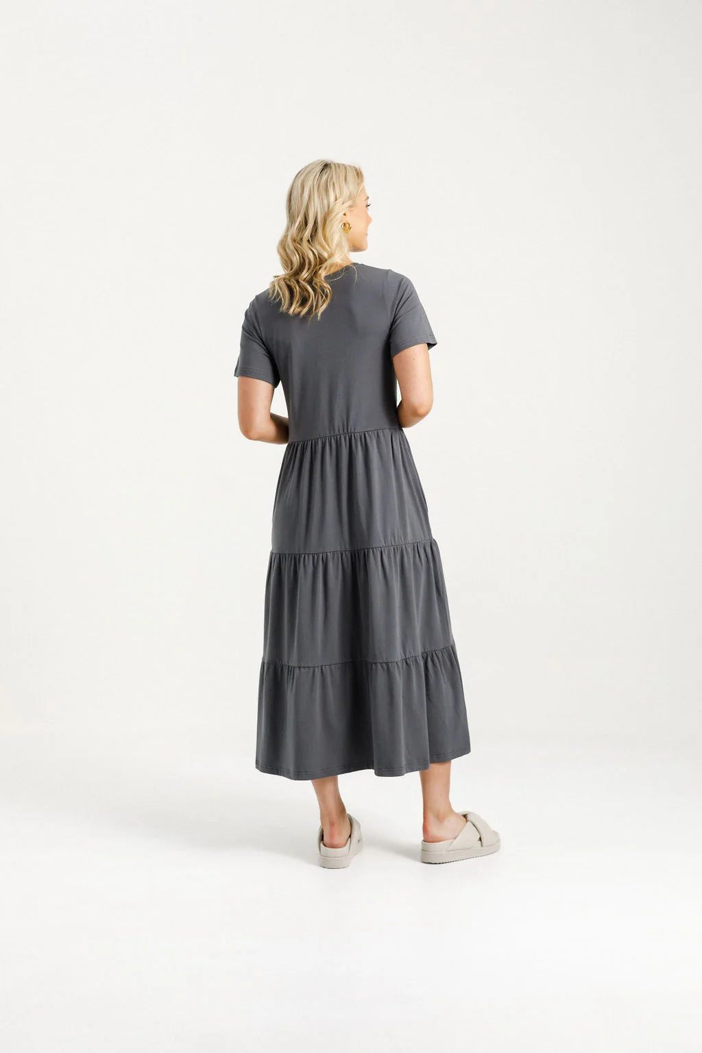 Kendall Dress - Graphite - HOME LEE Dress NZ LUMA
