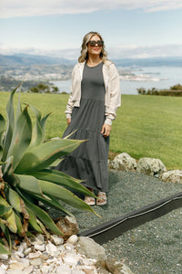 Kendall Dress - Graphite - HOME LEE Dress NZ LUMA