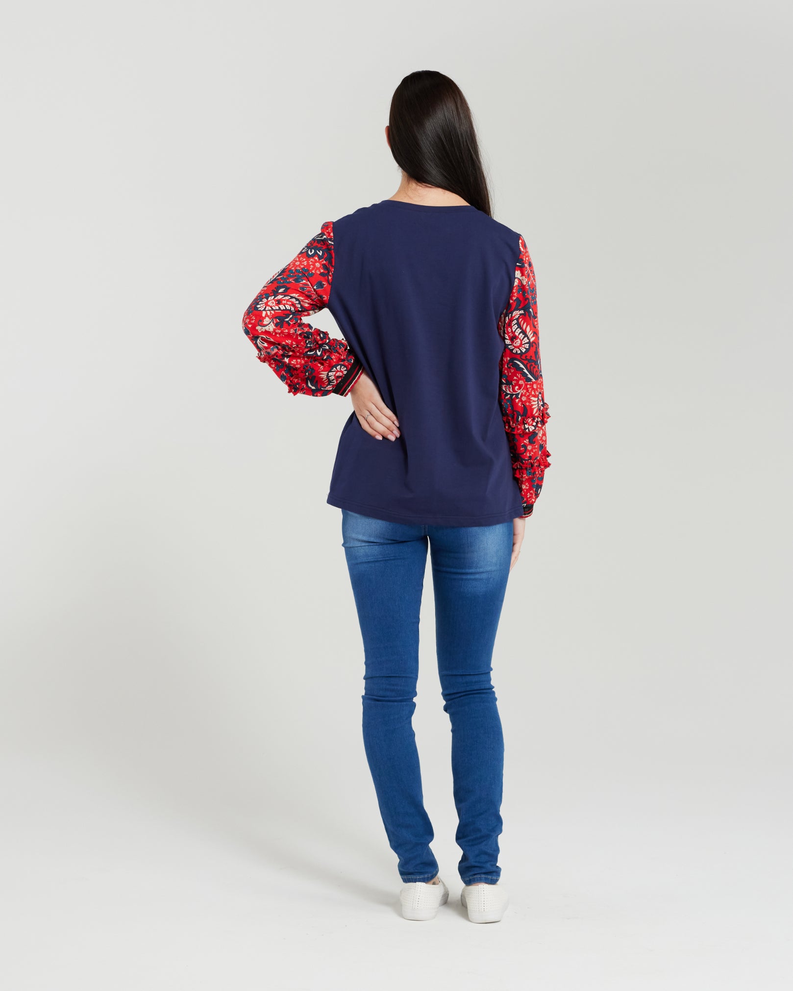 Kenna Top - Red Flax - ZAFINA