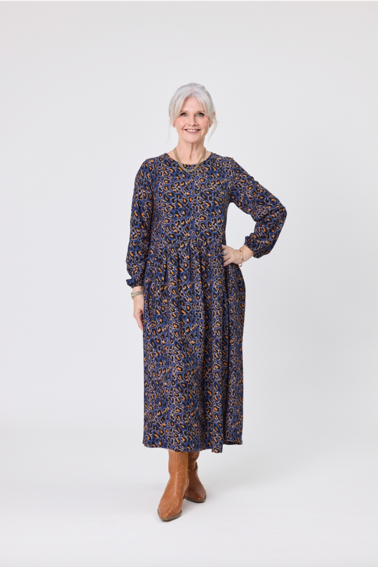 Kimmi Dress - Blue Cat - LEMON TREE Dress NZ LUMA