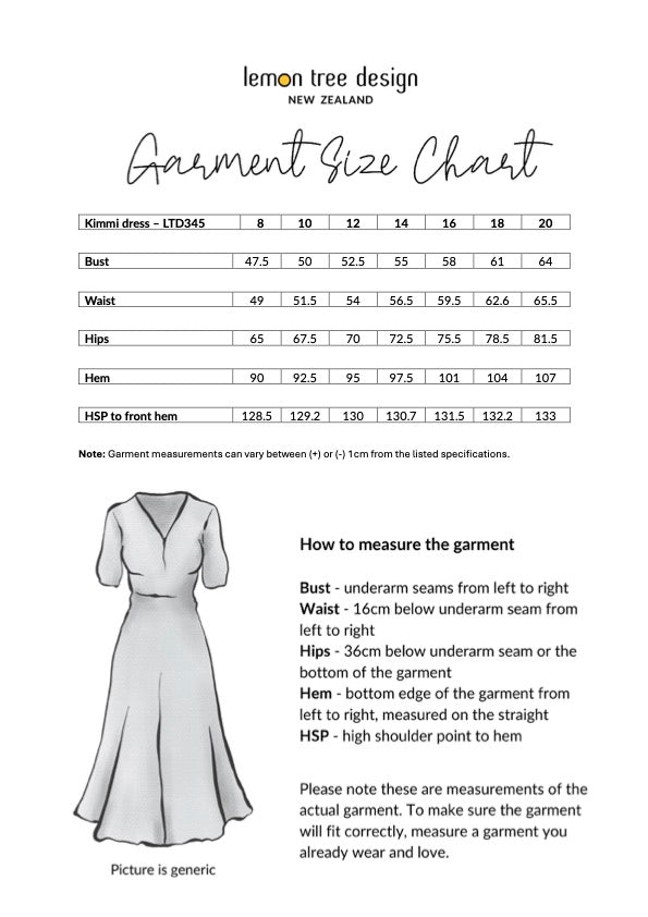 Kimmi Dress - Blue Cat - LEMON TREE Dress NZ LUMA