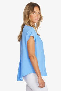 Kira Top - Sky - PING PONG TOPS NZ LUMA