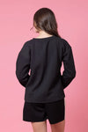 Kylo Sweater - Black - CHARLO Top NZ LUMA