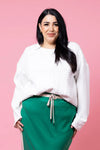 Kylo Sweater - White- CHARLO Top NZ LUMA