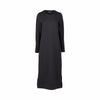 L/S Knit Dress w Tie Back Contrast Stitch - VASSALLI Dress NZ LUMA