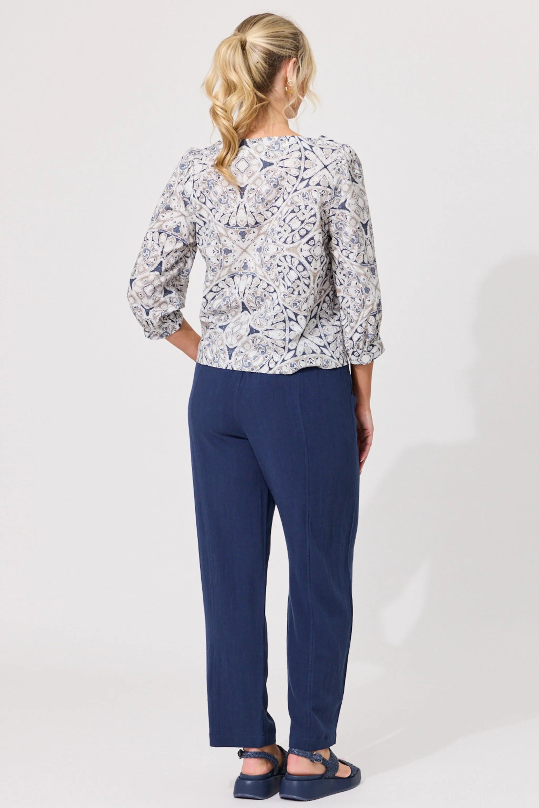 LEMON TREE - Lolita Top - Mosaic Print TOPS NZ LUMA