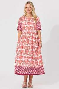 LEMON TREE - Madonna Dress - Pink Persian NZ LUMA