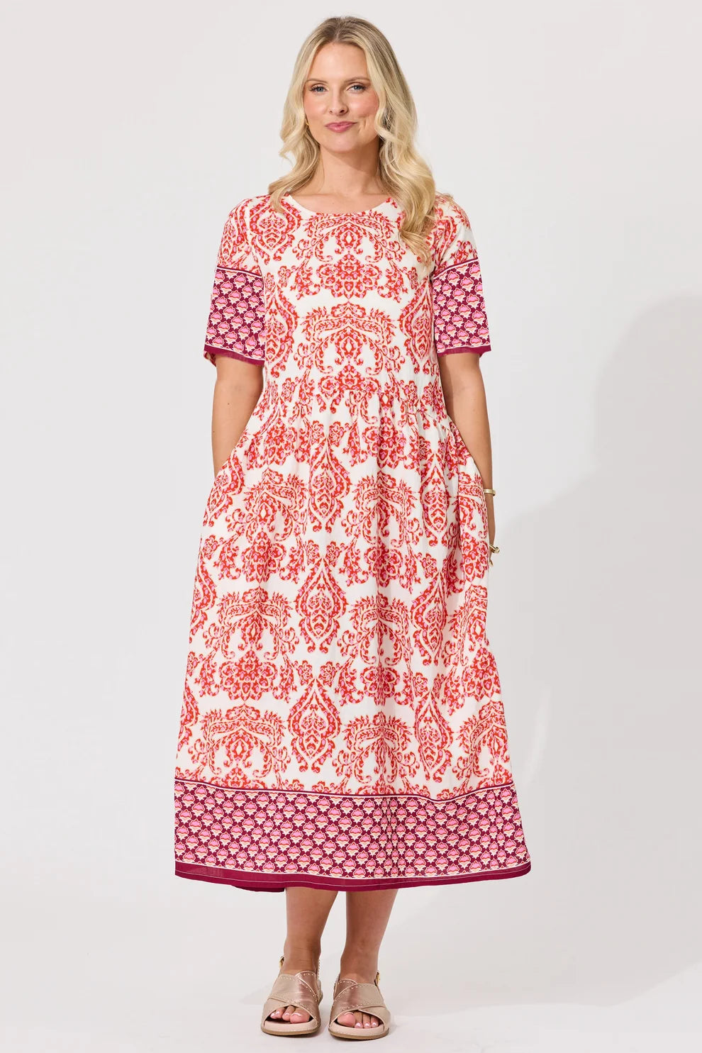 LEMON TREE - Madonna Dress - Pink Persian NZ LUMA