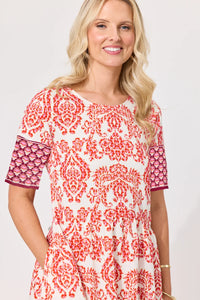LEMON TREE - Madonna Dress - Pink Persian NZ LUMA