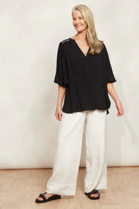 La Mer Relaxed Top - Sable - EB&IVE Top NZ LUMA