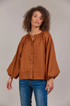 Laax Button Blouse - Hazel - EB&IVE