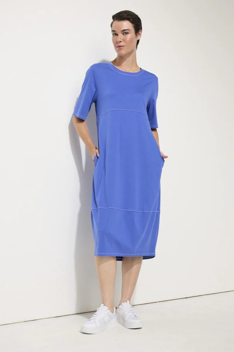 Lantern Dress - Blue Mist - MARCO POLO Dress NZ LUMA