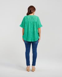 Leah Top - Green - SEDUCE Top NZ LUMA