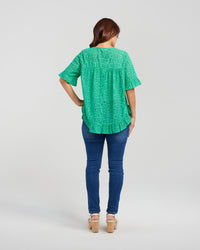 Leah Top - Green - SEDUCE Top NZ LUMA