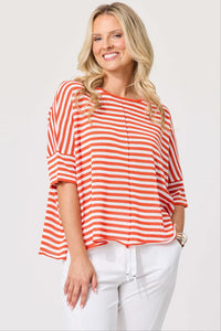 LEMON TREE - Candella Knit - White Orange
