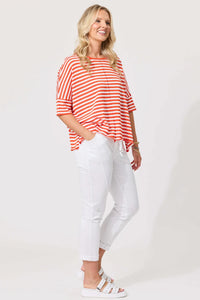 LEMON TREE - Candella Knit - White Orange