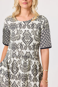 LEMON TREE - Madonna Dress - Black Persian