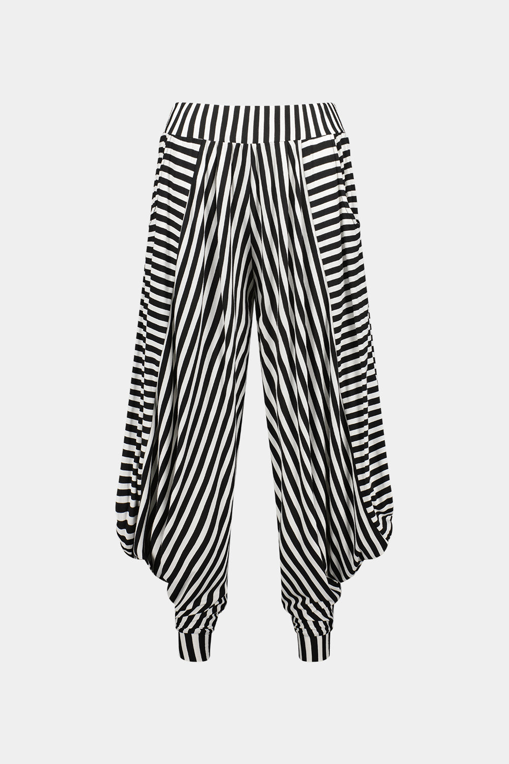 Lenka Pant - Black & White Stripe - LEMON TREE Pant NZ LUMA